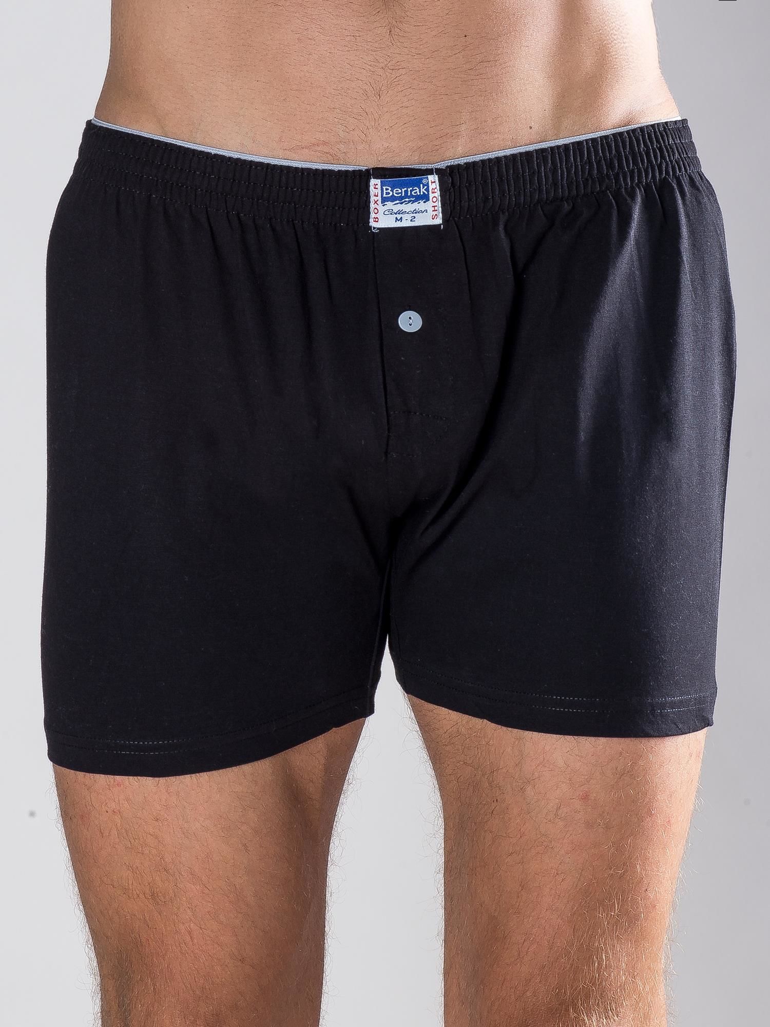 PÁNSKÉ ČERNÉ BOXERKY BR-BK-1099.26P-BLACK Velikost: 3XL