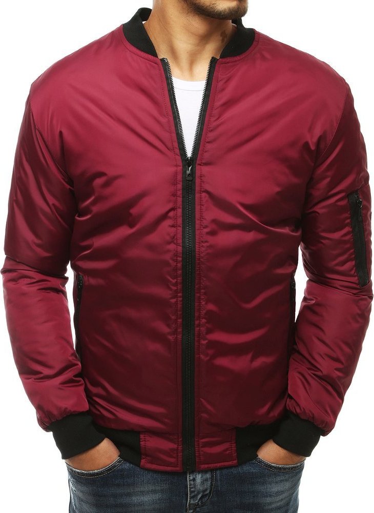 ČERVENÁ BOMBER BUNDA TX3406 Velikost: 2XL