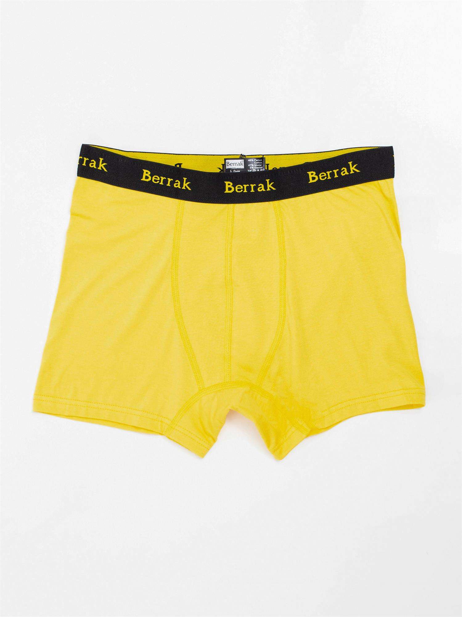 PÁNSKÉ ŽLUTÉ BOXERKY BR-BK-4476.28P-YELLOW Velikost: 2XL