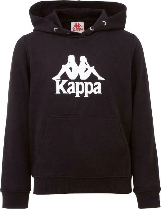 ČERNÁ MIKINA KAPPA TAINO KIDS HOODIE 705322J-19-4006 Velikost: 128