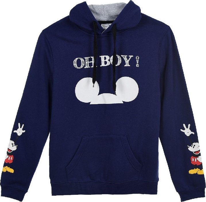 Mickey Mouse tmavě modrá pánská mikina Oh Boy (Velikost S)