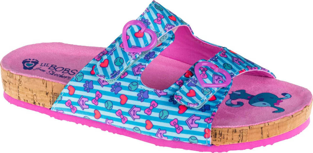 SKECHERS Barevné dívčí nazouváky skechers granola 300013l-tqpk velikost: 27