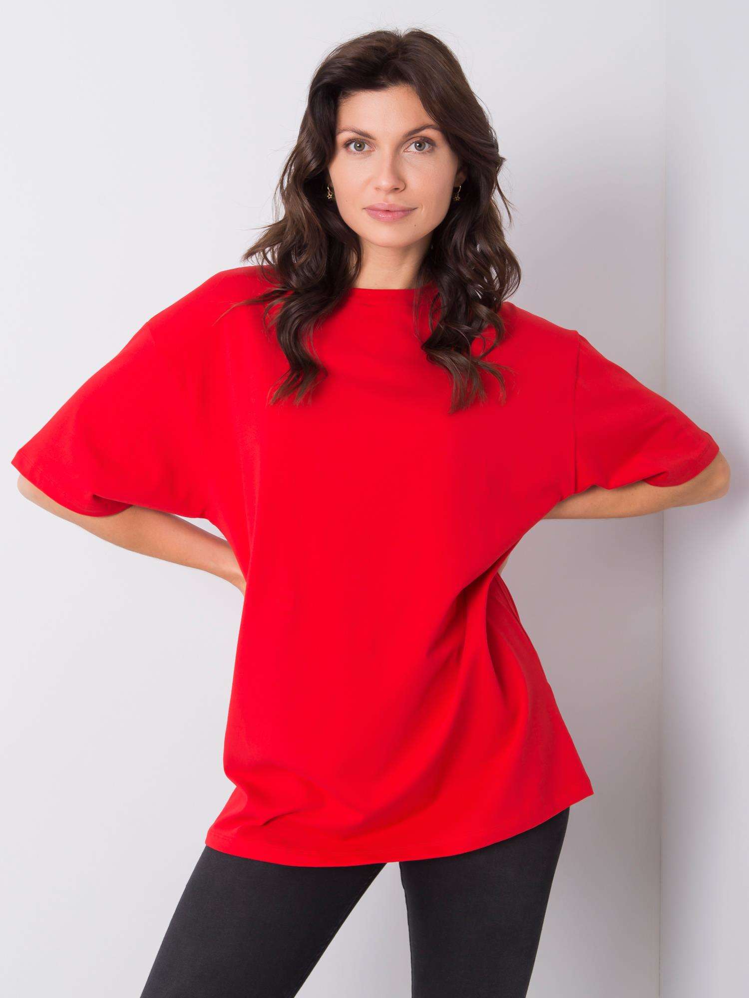 ČERVENÉ VOLNÉ BASIC TRIČKO RV-TS-6052.71P-RED Velikost: ONE SIZE