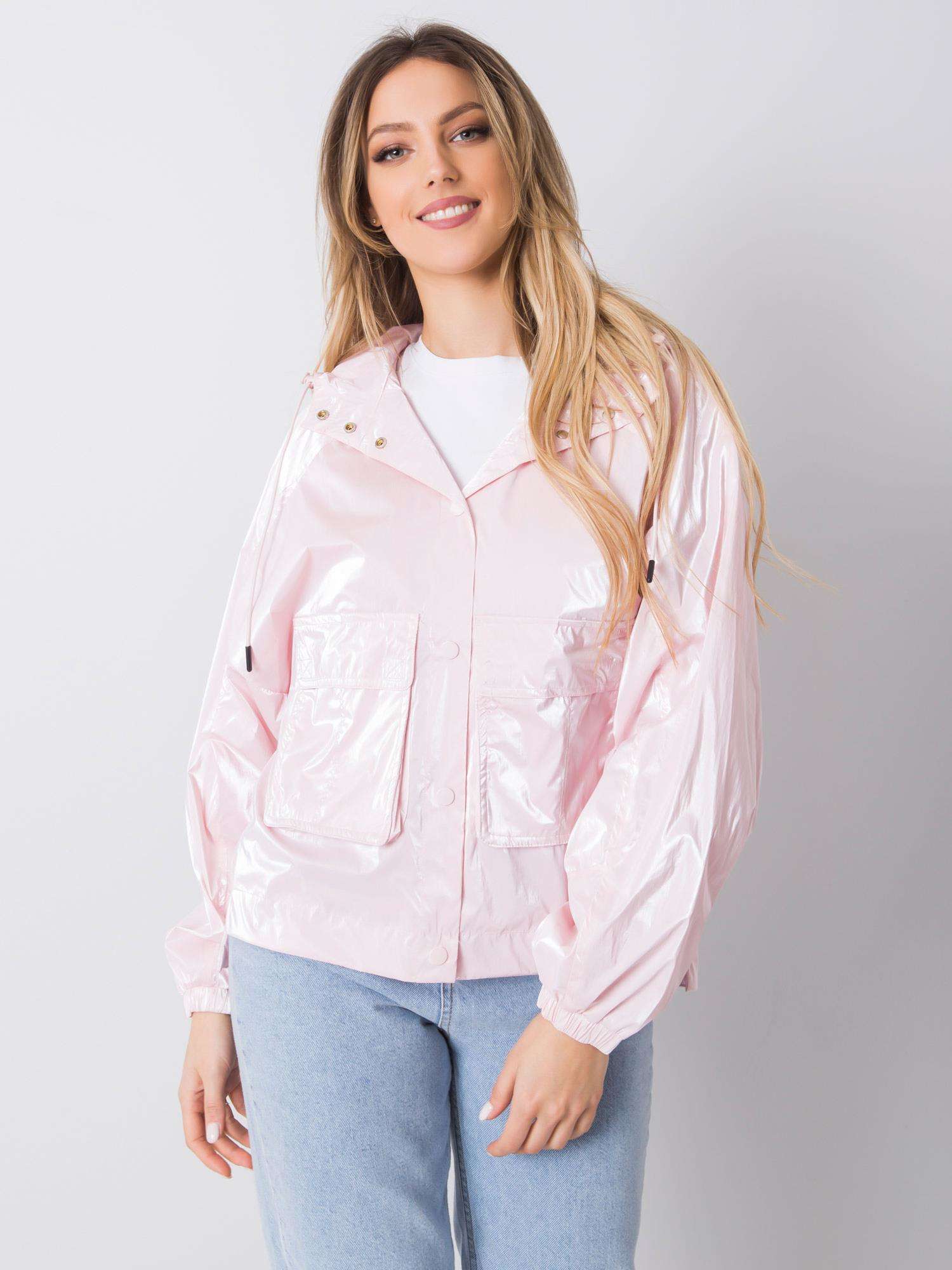 RŮŽOVÁ LESKLÁ BUNDA NM-DE-KR-HV-1091.94-PINK Velikost: XS