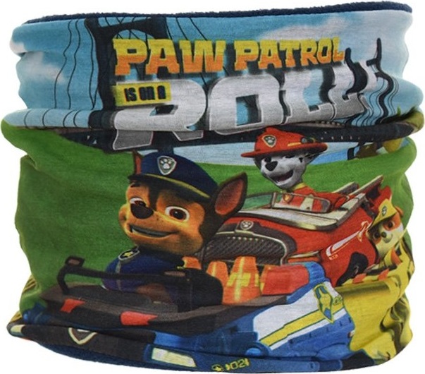 BAREVNÝ CHLAPECKÝ NÁKRČNÍK PAW PATROL Velikost: ONE SIZE