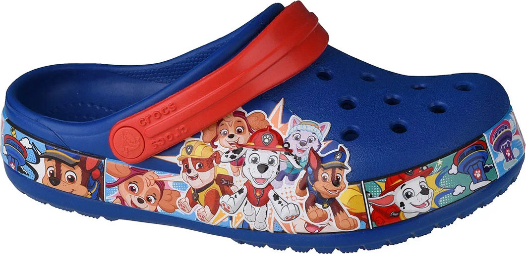 MODRÉ CHLAPECKÉ NAZOUVÁKY CROCS FUN LAB PAW PATROL 205509-4GX Velikost: 19/20