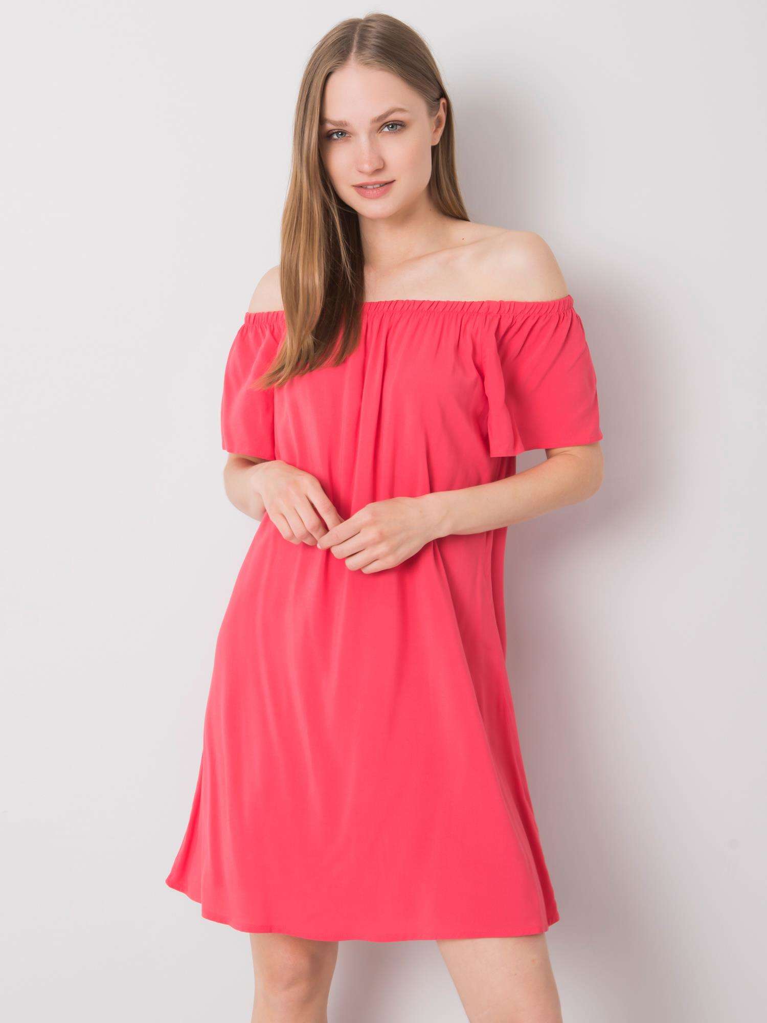 RŮŽOVÉ DÁMSKÉ LEHKÉ ŠATY D73761M30145E-PINK Velikost: XS