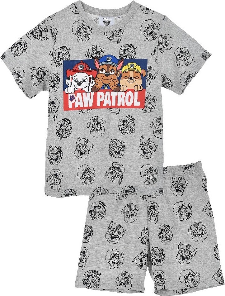 Paw Patrol šedé chlapecké vzorované pyžamo (Velikost 98)