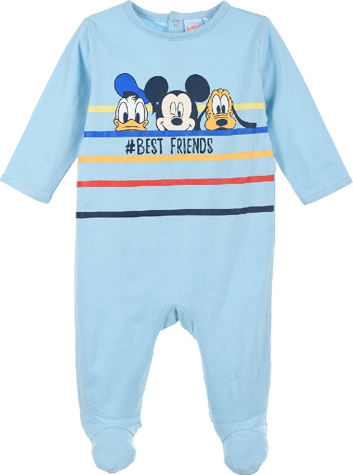 Mickey Mouse světle modrý overal (Velikost 67)