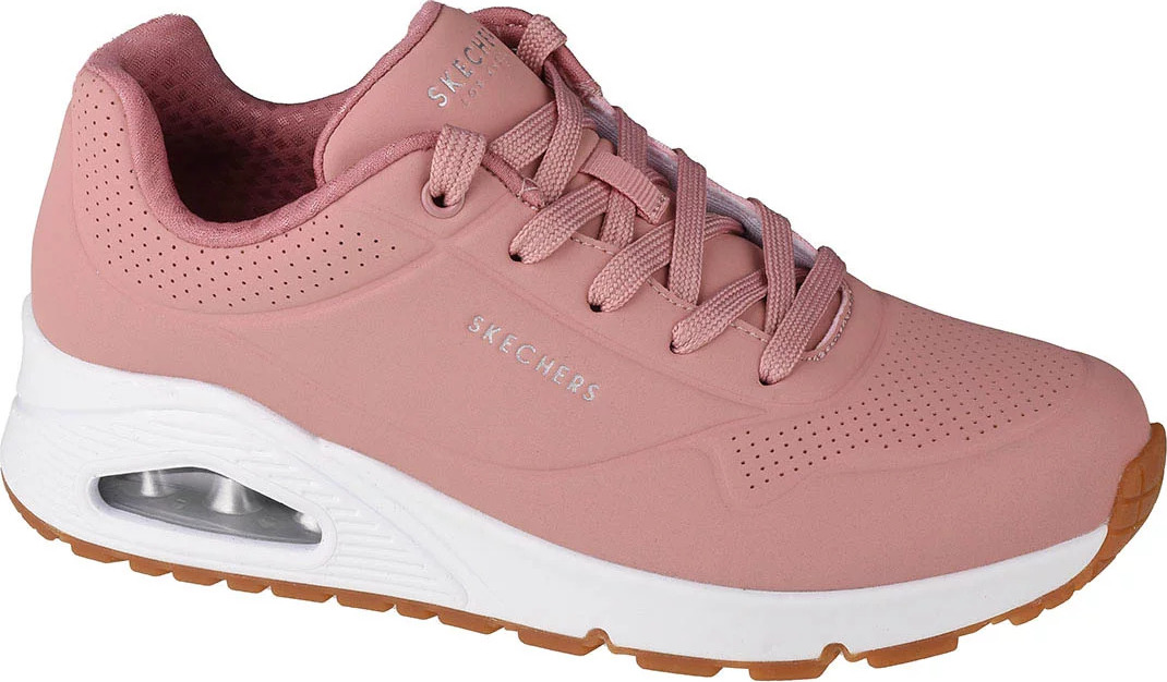 Růžové dámské tenisky Skechers Uno-Stand on Air (Velikost 35)