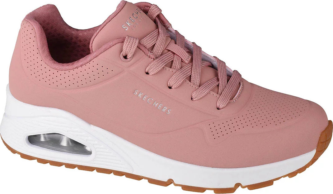 RŮŽOVÉ DÁMSKÉ TENISKY SKECHERS UNO-STAND ON AIR 73690-ROS Velikost: 36