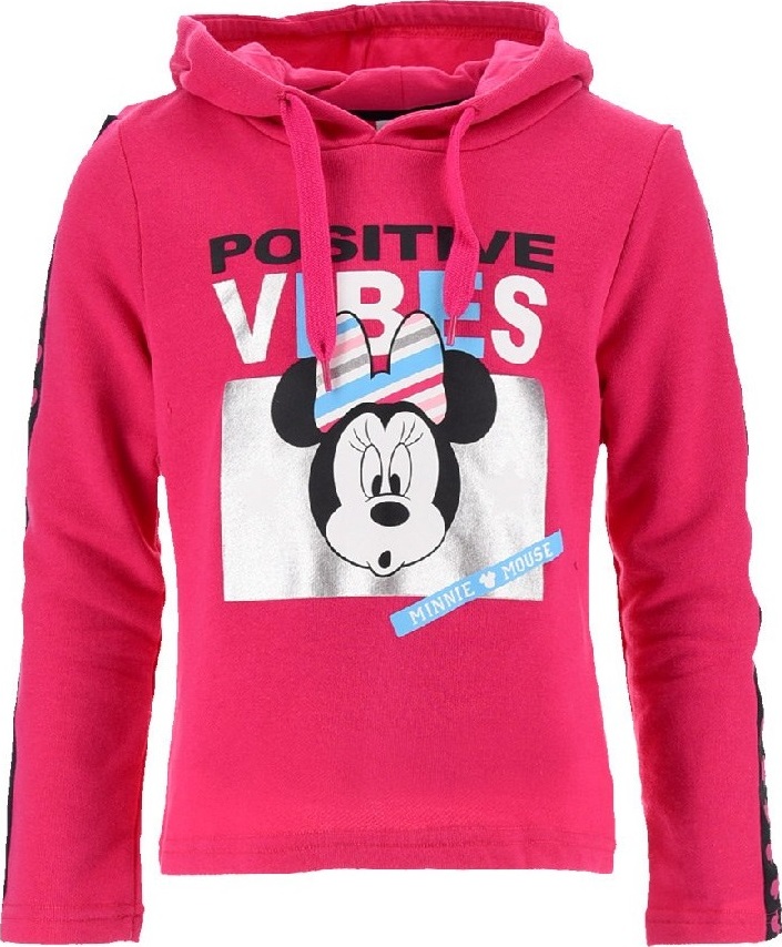 Růžová dívčí mikina Minnie Mouse (Velikost 98)