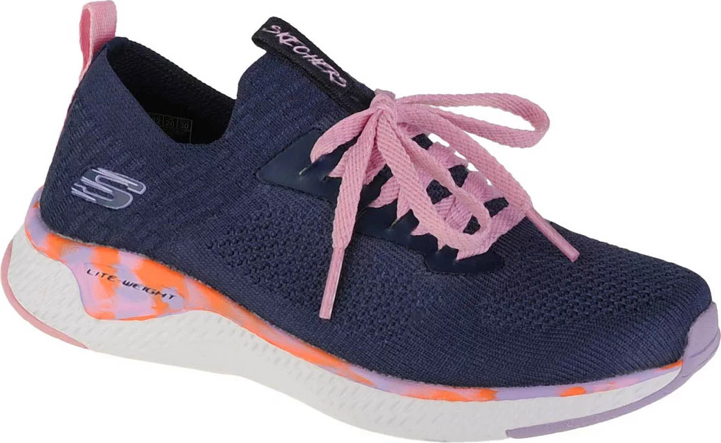 TMAVĚ MODRÉ DÍVČÍ TENISKY SKECHERS SOLAR FUSE 302040L-NVMT Velikost: 33.5