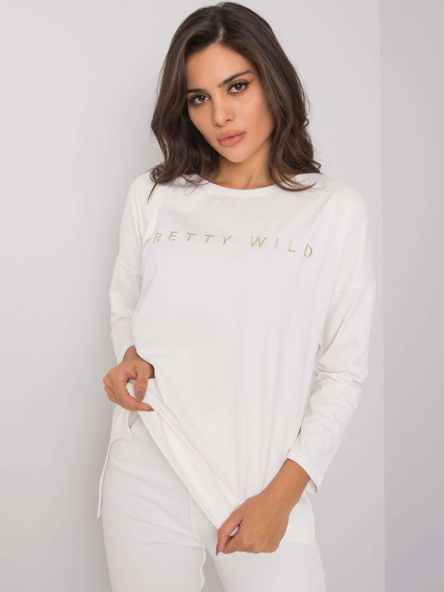Smetanové tričko Pretty Wild (Velikost S/M)