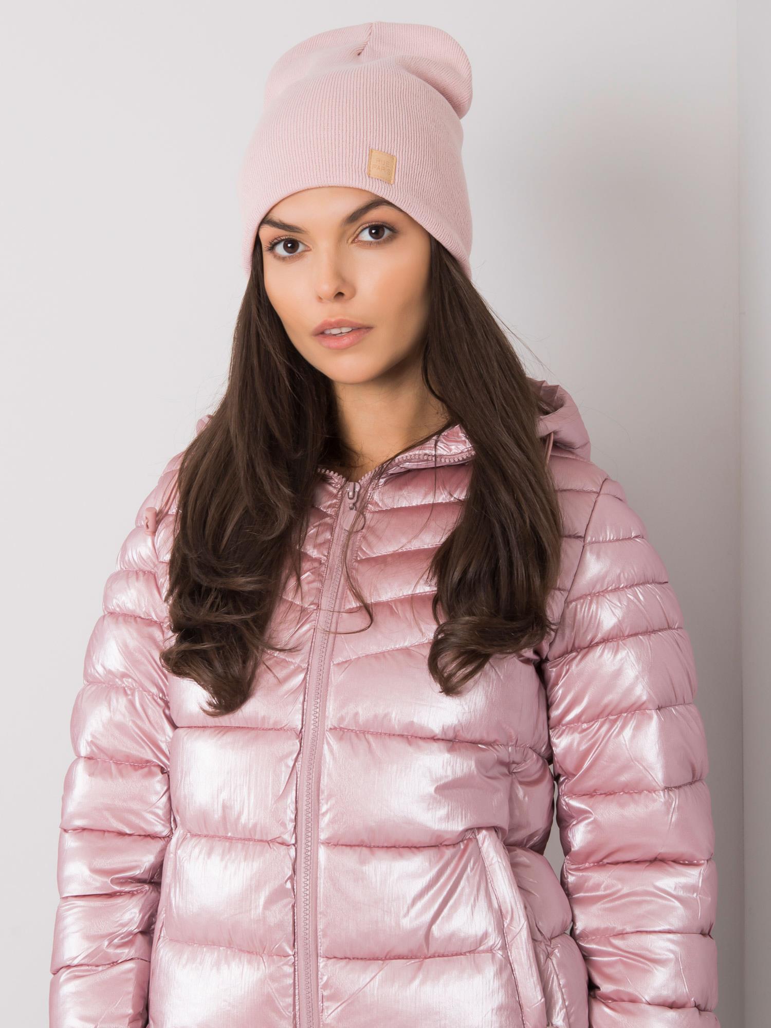 SVĚTLE RŮŽOVÁ DÁMSKÁ ČEPICE -JK-CZ-28.12-LIGHT PINK Velikost: ONE SIZE