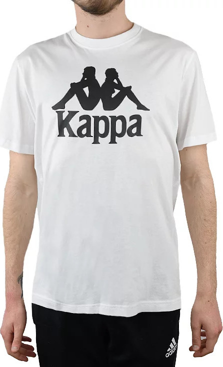 BÍLÉ TRIČKO KAPPA CASPAR T-SHIRT 303910-11-0601 Velikost: L