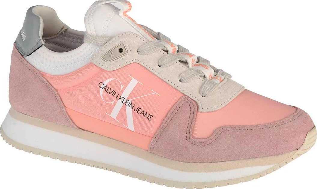 RŮŽOVÉ DÁMSKÉ TENISKY CALVIN KLEIN RUNNER LACEUP YW0YW00462-TA9 Velikost: 38