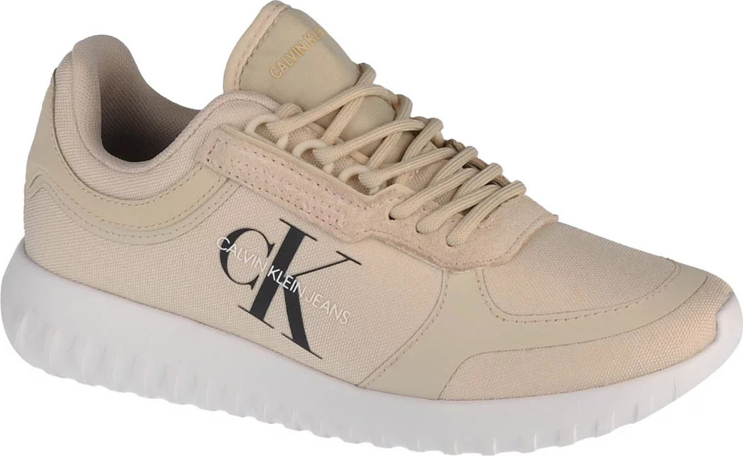 BÉŽOVÉ DÁMSKÉ TENISKY CALVIN KLEIN RUNNER LACEUP YW0YW00466-AEO Velikost: 37