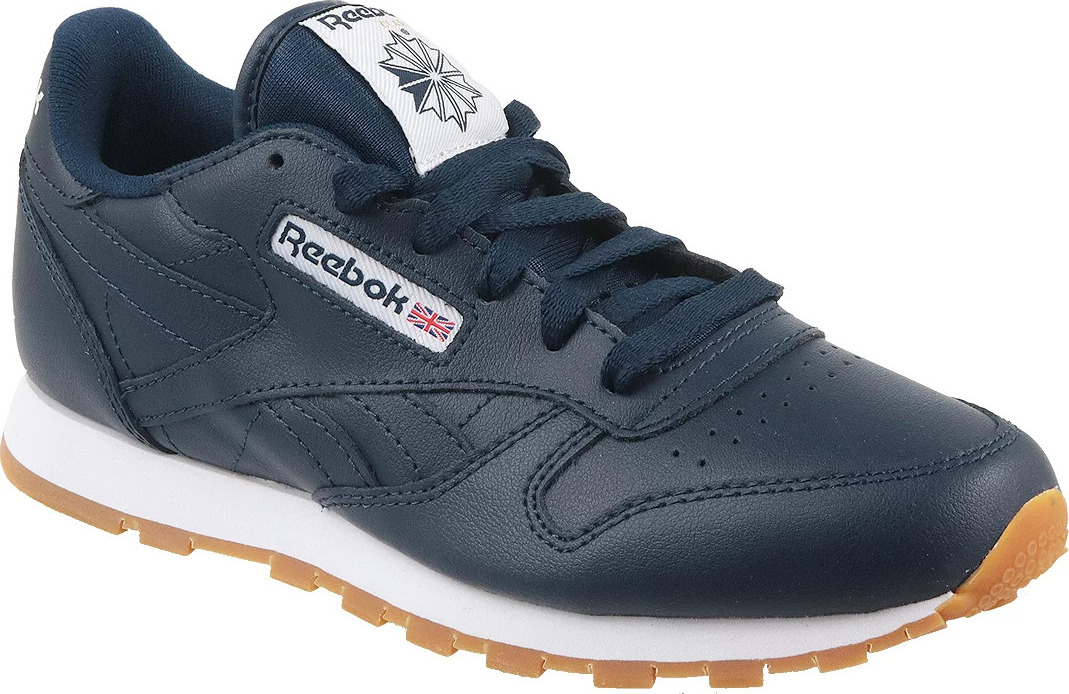 TMAVĚ MODRÉ DĚTSKÉ TENISKY REEBOK CLASSIC LEATHER AR1312 Velikost: 36.5