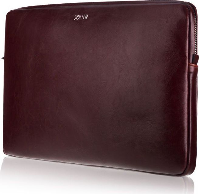 KOŽENÉ VÍNOVÉ POUZDRO PRO NOTEBOOK 15" SA23A 15CALI BURGUNDY Velikost: ONE SIZE