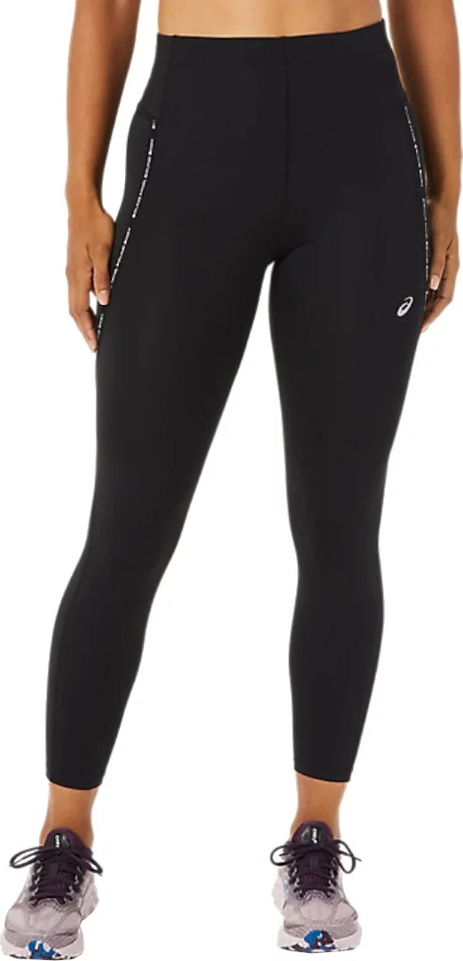 ČERNÉ DÁMSKÉ LEGÍNY ASICS RACE HIGH WAIST TIGHT 2012C347-001 Velikost: S