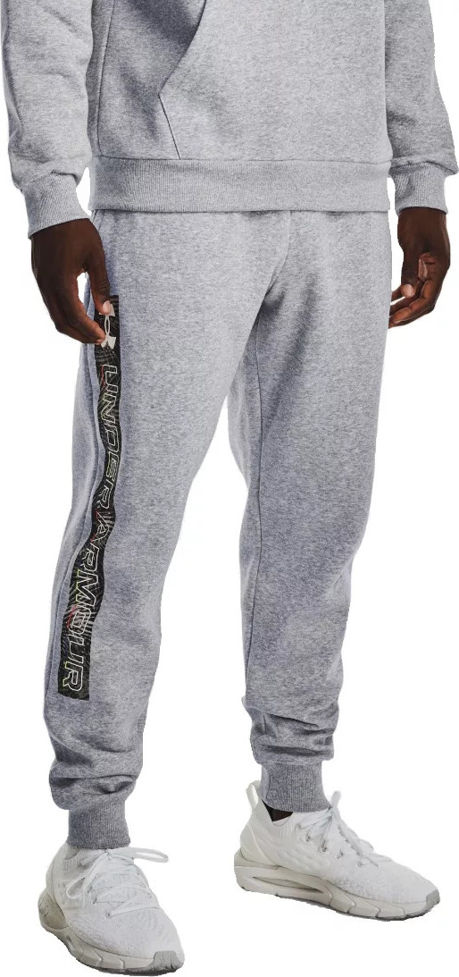 UNDER ARMOUR RIVAL FLEECE GRAPHIC JOGGERS 1370351-011 Velikost: M