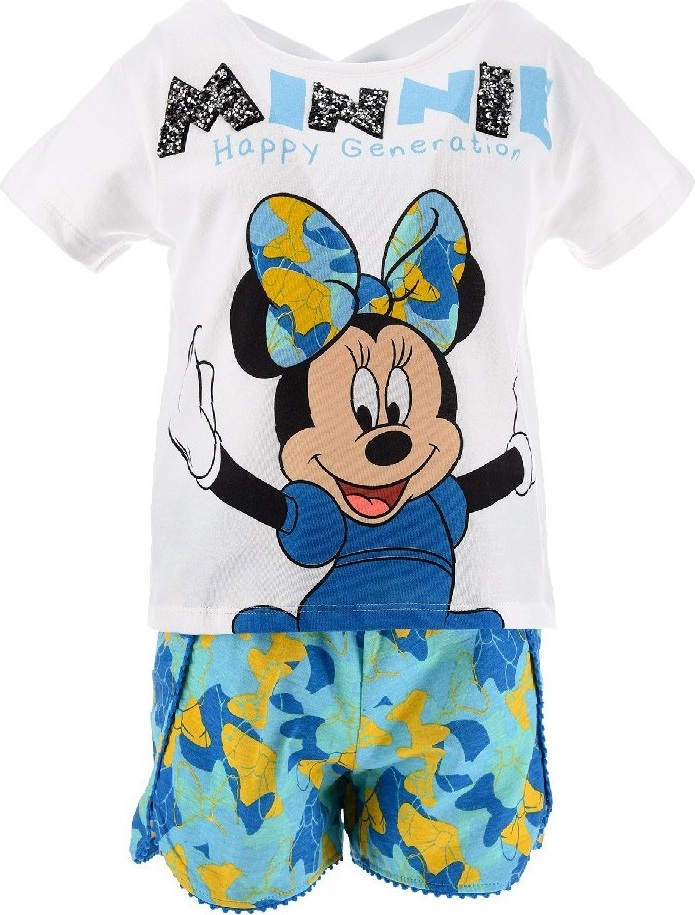 Bílo-modrý dívčí set Disney Minnie Mouse (Velikost 98)