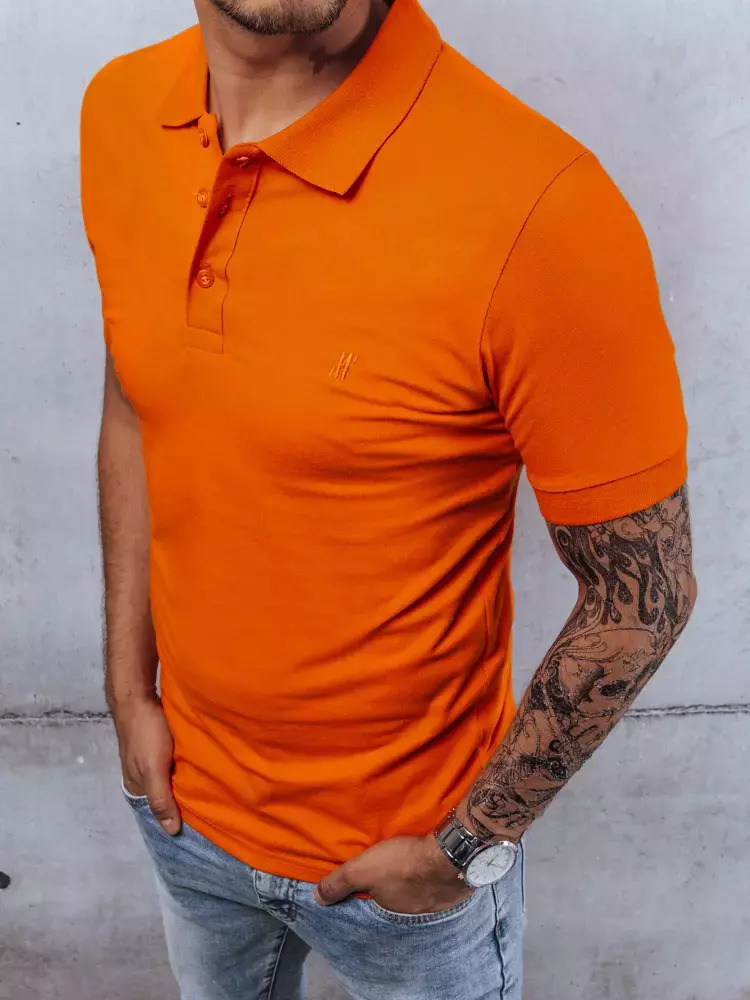 ORANŽOVÁ KLASICKÁ POLO KOŠILE PX0542 Velikost: 2XL