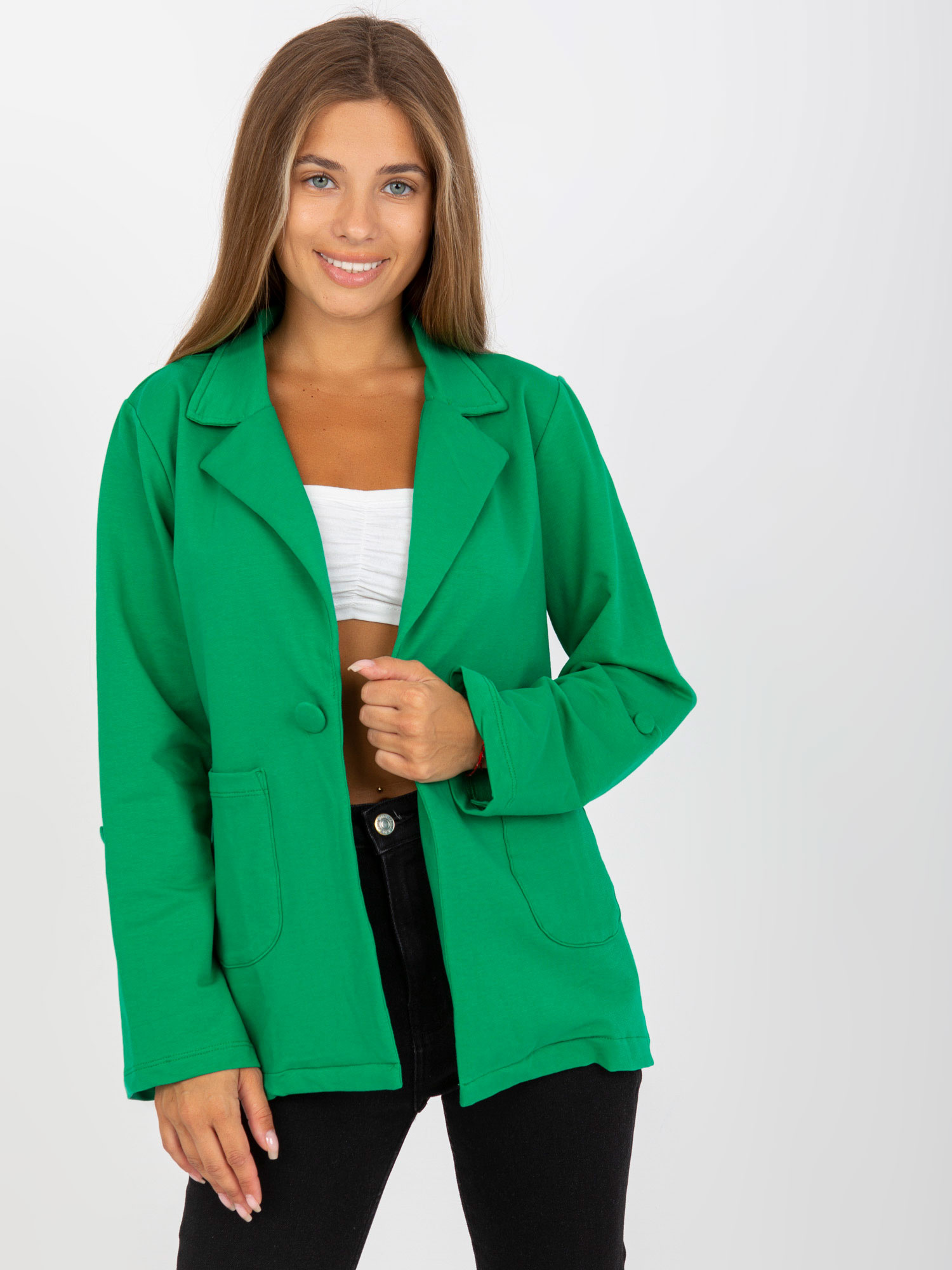 ZELENÉ LEŽÉRNÍ SAKO -RV-MA-8071.19P-GREEN Velikost: XL