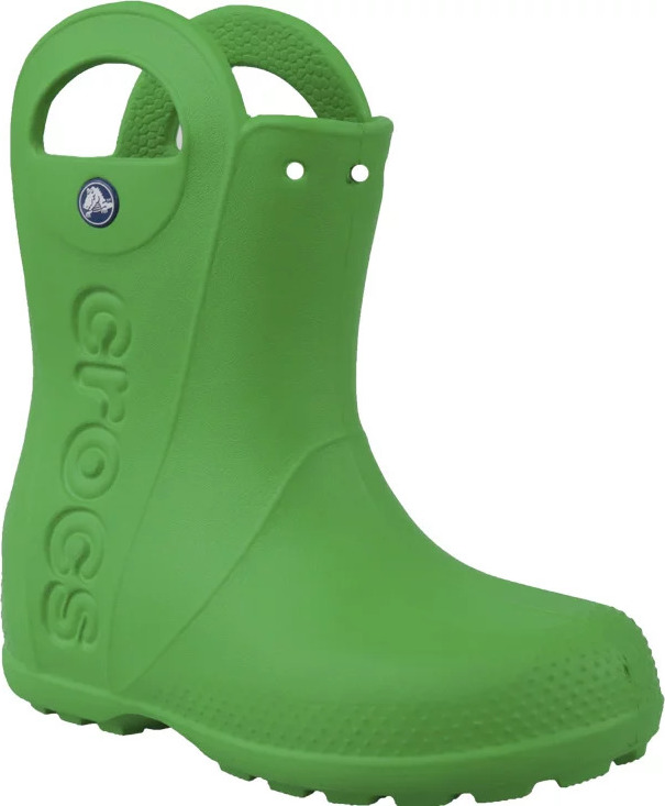 Zelené holínky CROCS Handle It Rain Boot Kids (Velikost 28/29)