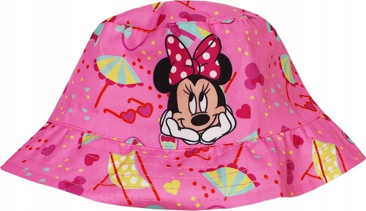 RŮŽOVÝ DÍVČÍ KLOBOUK DISNEY MINNIE MOUSE Velikost: 48