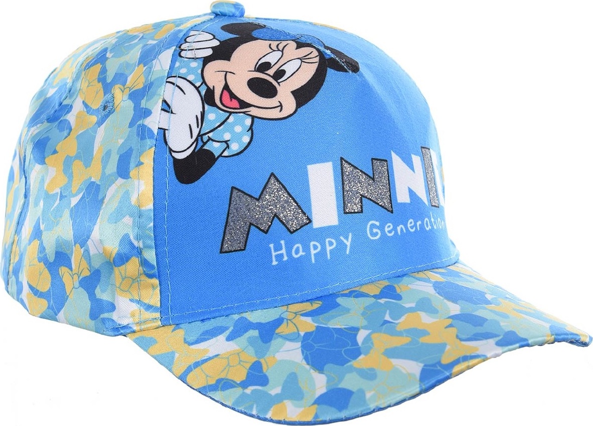 Modrá dívčí kšiltovka Minnie Mouse (Velikost 52)