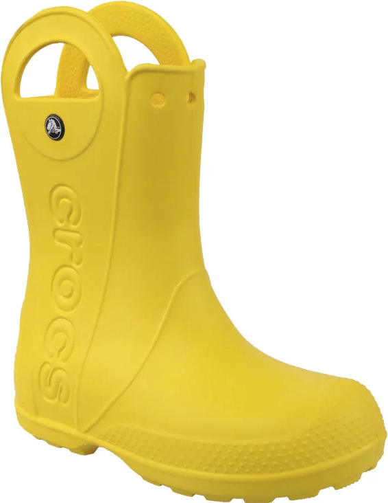 Žluté holínky CROCS Handle It Rain Boot Kids (Velikost 30/31)
