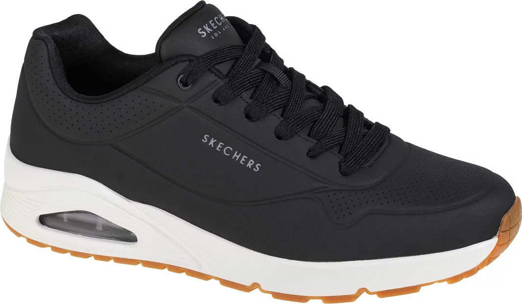 ČERNÉ PÁNSKÉ TENISKY SKECHERS UNO-STAND ON AIR 52458-BLK Velikost: 44