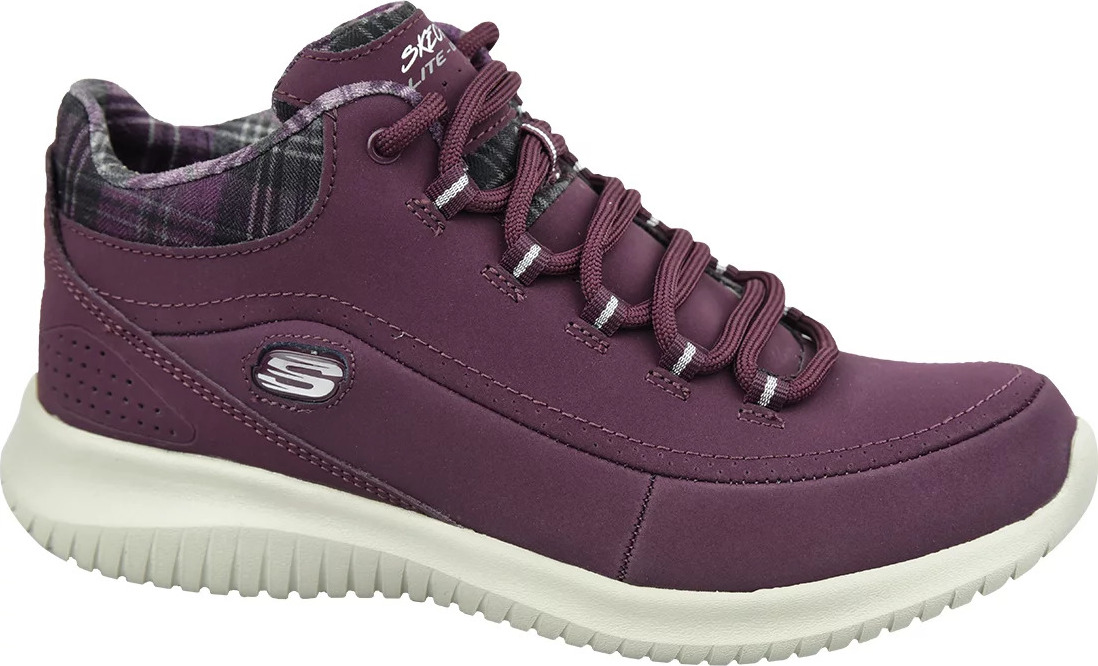 VÍNOVÉ DÁMSKÉ TENISKY SKECHERS ULTRA FLEX 12918-BURG Velikost: 36