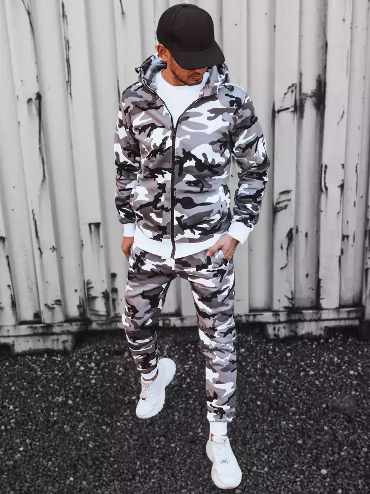 SVĚTLE ŠEDÁ PÁNSKÁ CAMO SOUPRAVA AX0621 Velikost: 2XL