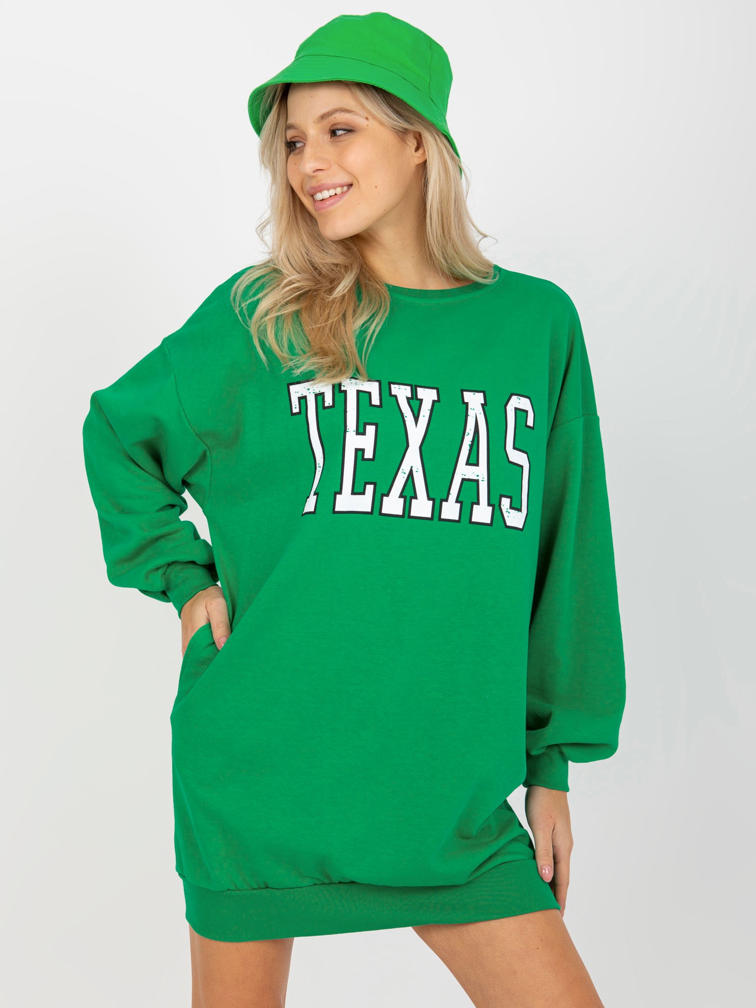 ZELENÁ TUNIKA TEXAS EM-BL-U719.82P-GREEN Velikost: ONE SIZE