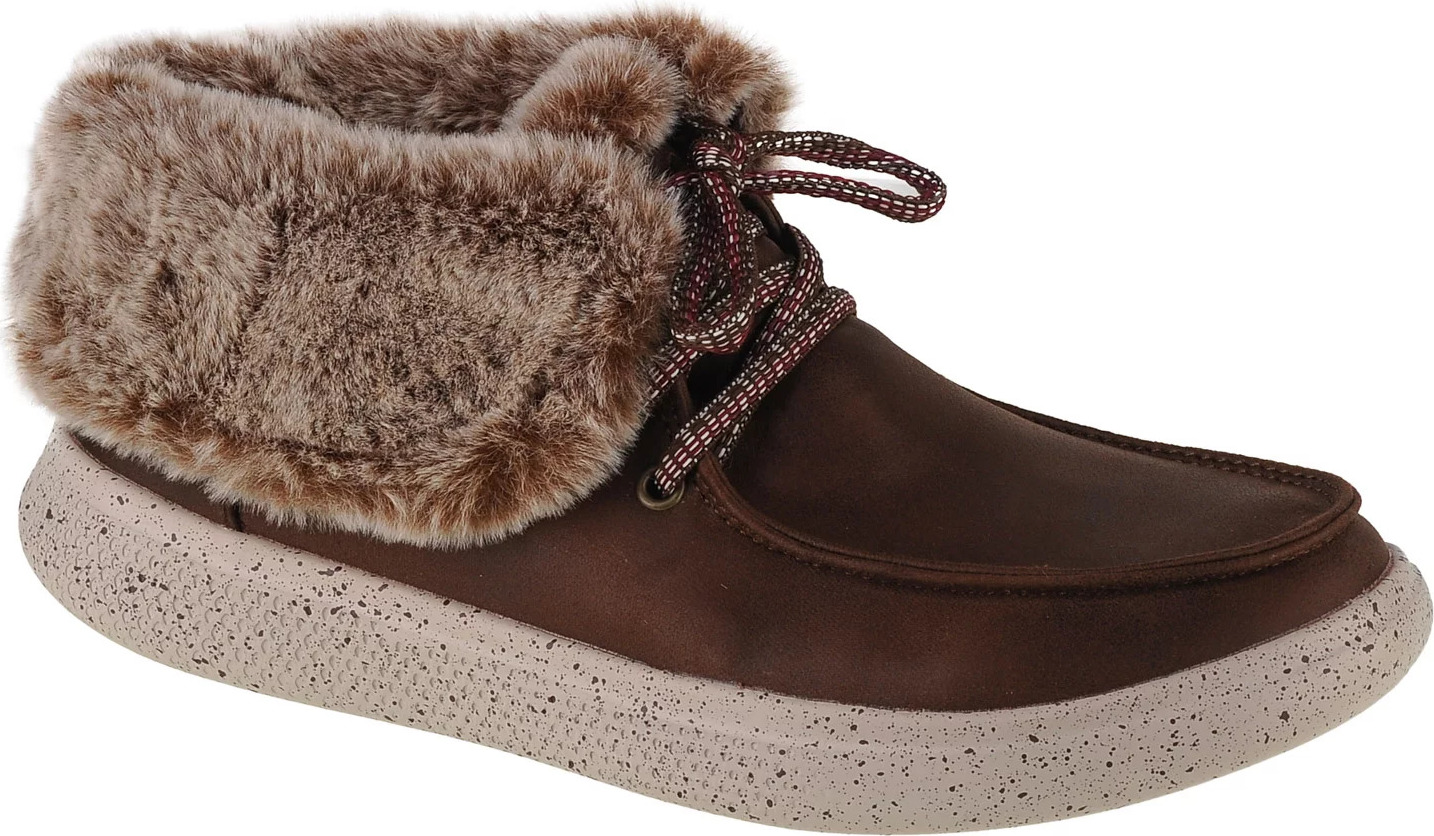 Hnědá dámská obuv Skechers Skipper - Hang Glider (Velikost 35,5)