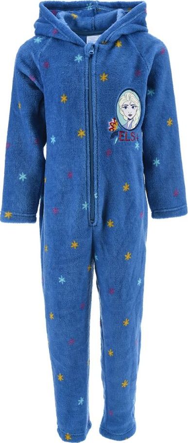 DISNEY FROZEN MODRÉ DÍVČÍ "ONESIE" PYŽAMO Velikost: 104