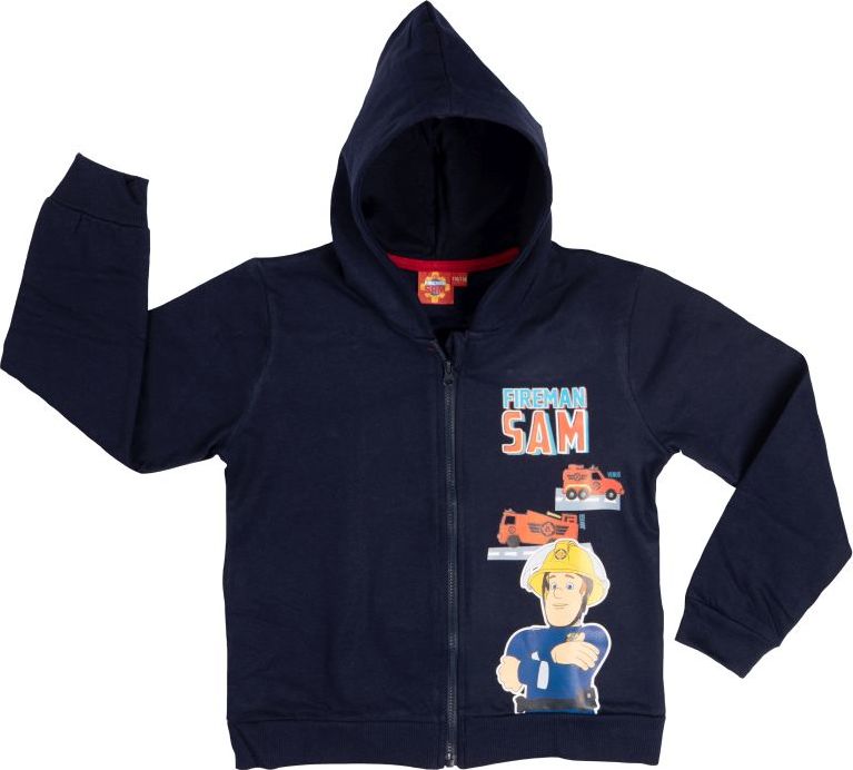 Fireman Sam Tmavě modrá chlapecká mikinka