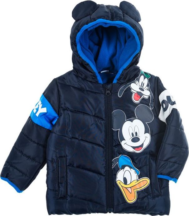 Bunda s oušky Disney Mickey Mouse - tmavě modrá (Velikost 67)
