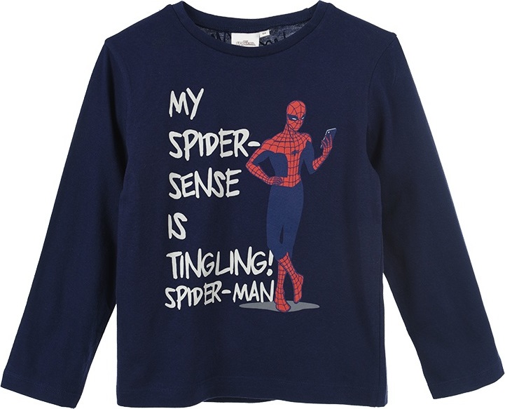 SPIDER-MAN Modré tričko z organické bavlny (Velikost 98)