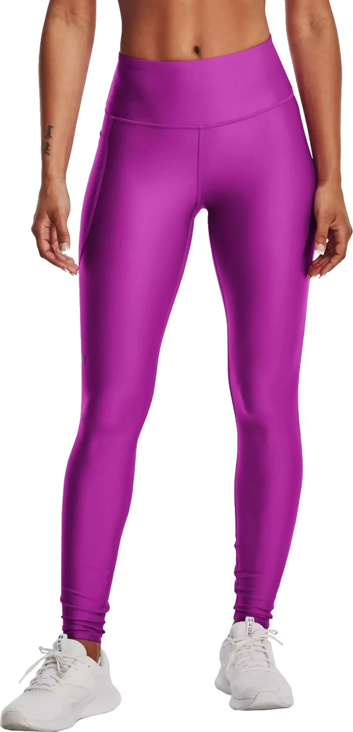 RŮŽOVÉ DÁMSKÉ LEGÍNY UNDER ARMOUR HEATGEAR NO-SLIP WAISTBAND LEGGINGS 1365336-577 Velikost: L