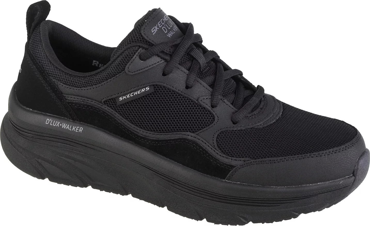 ČERNÉ PÁNSKÉ TENISKY SKECHERS D'LUX WALKER NEW MOMENT 232363-BBK Velikost: 43