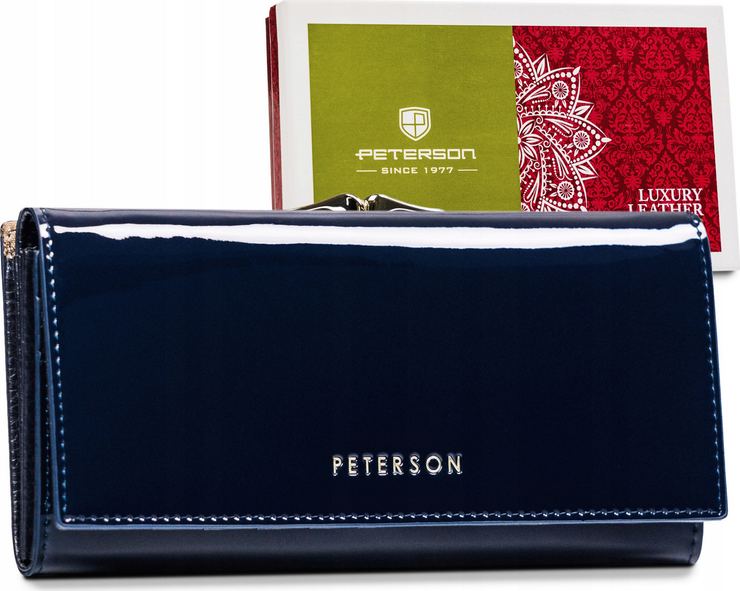 PETERSON DÁMSKÁ PENĚŽENKA - TMAVĚ MODRÁ Y136 PTN BC-721-1437 NAVY Velikost: ONE SIZE