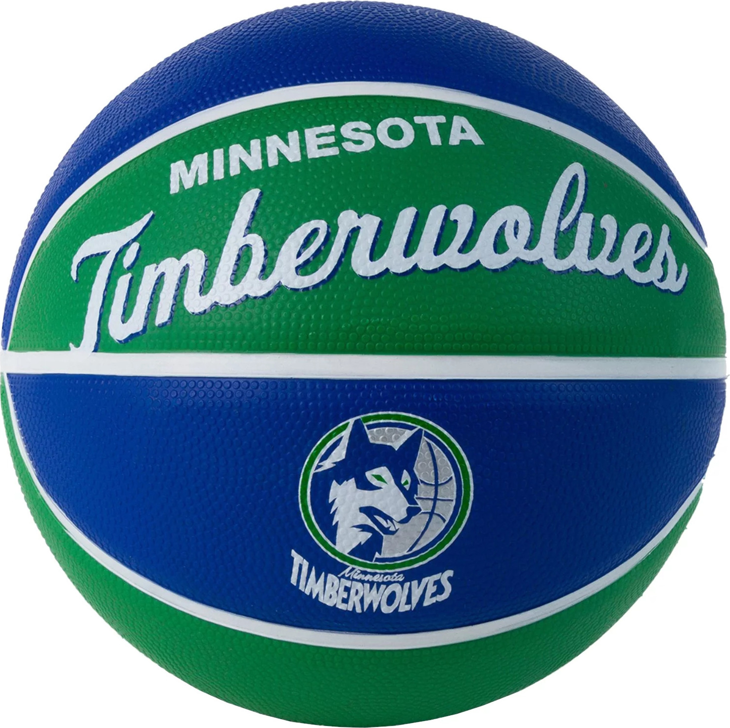 WILSON TEAM RETRO MINNESOTA TIMBERWOLVES MINI BALL WTB3200XBMIN Velikost: 3