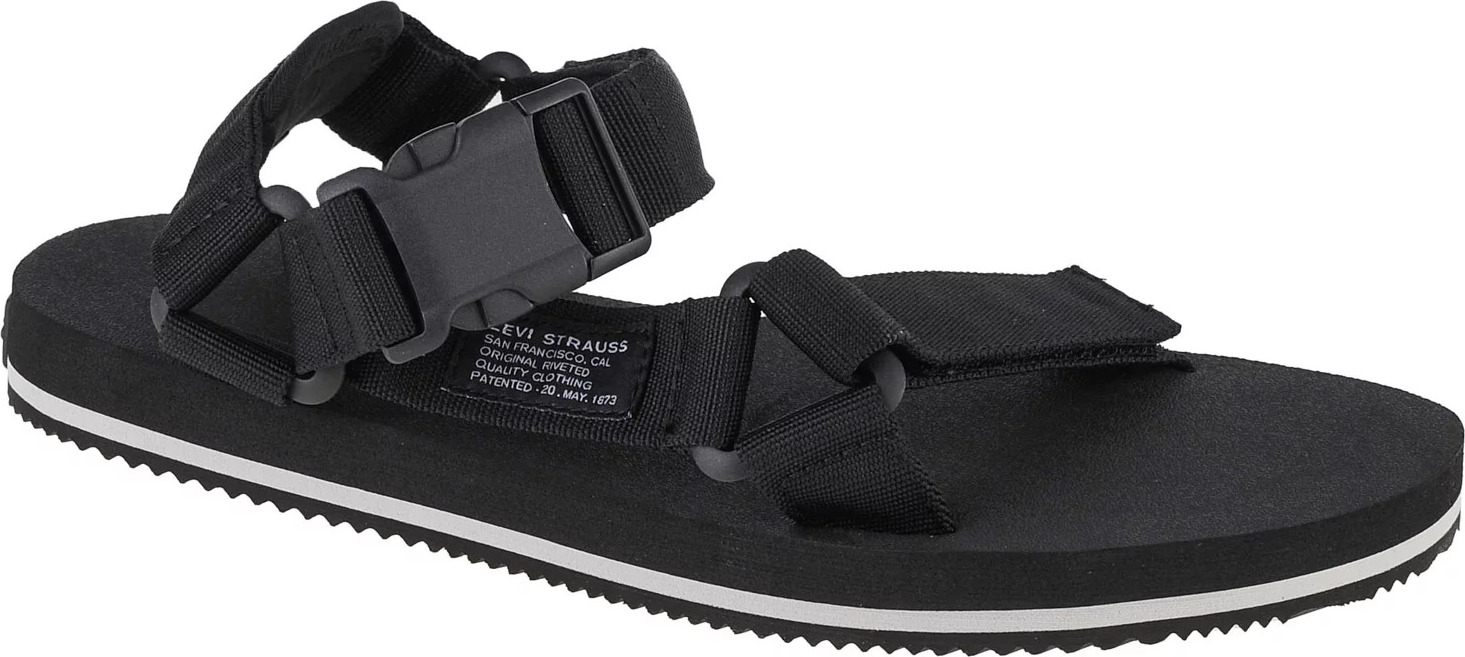 ČERNÉ PÁNSKÉ SANDÁLY LEVI\'S TAHOE REFRESH SANDALS 234193-752-59 Velikost: 42