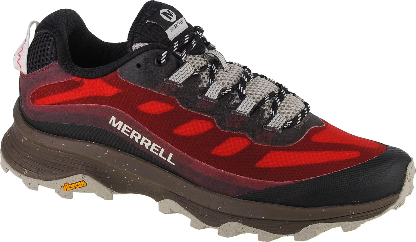 Červené pánské boty Merrell Moab Speed (Velikost 41)