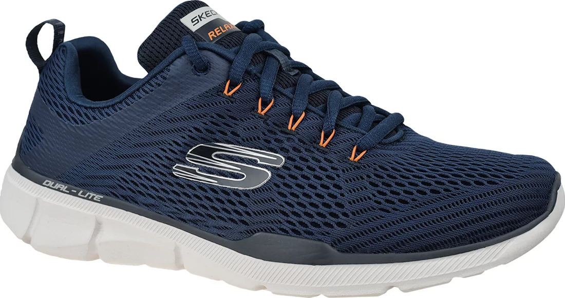 TMAVĚ MODRÉ PÁNSKÉ TENISKY SKECHERS EQUALIZER 3.0 52927-NVOR Velikost: 42