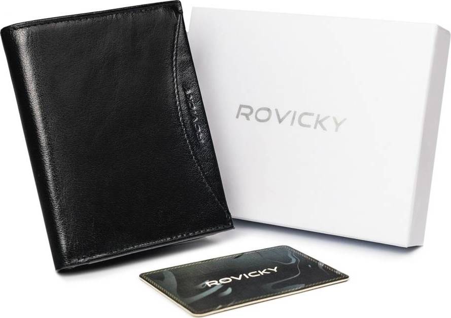 ROVICKY ČERNÁ PENĚŽENKA L148 1502-03-BOR-1140 BLA Velikost: ONE SIZE